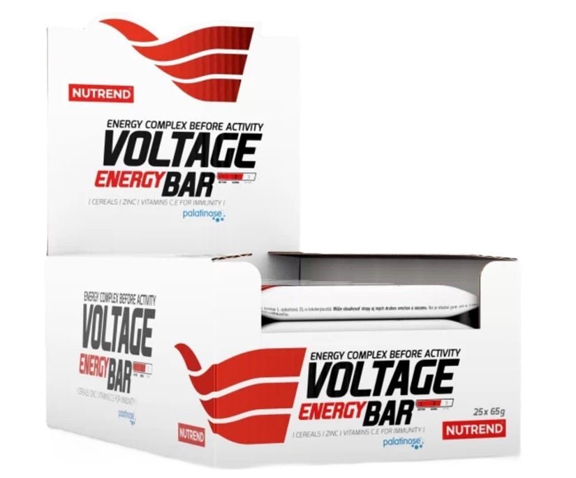 Voltage Energy Bar, Hazelnut - 25 x 65g - VitaeSupps