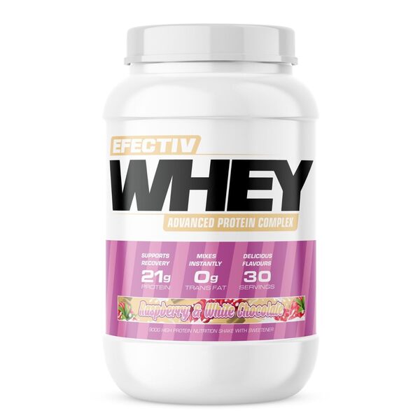 Whey Protein, Raspberry & White Chocolate - 900 grams - VitaeSupps