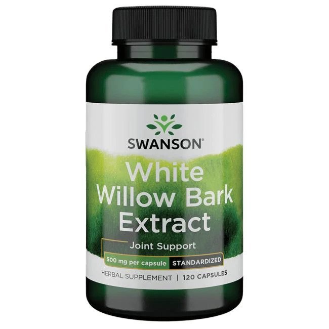White Willow Bark Extract, 500mg - 120 caps - VitaeSupps