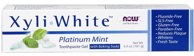 XyliWhite, Platinum Mint Toothpaste Gel w/Baking Soda - 181 grams - MioVita