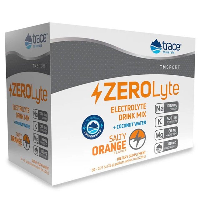 ZEROLyte, Salty Orange - 30 packets - VitaeSupps