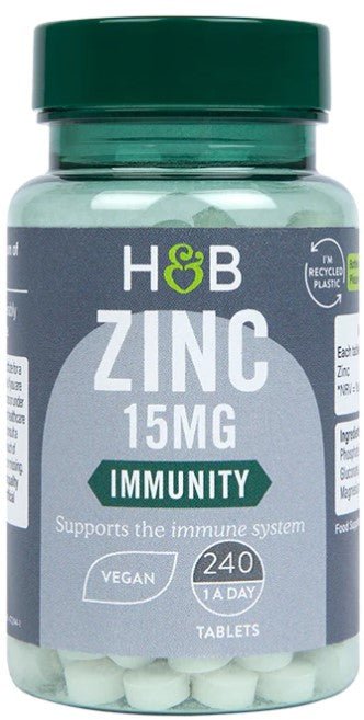 Zinc, 15mg - 240 tablets - VitaeSupps