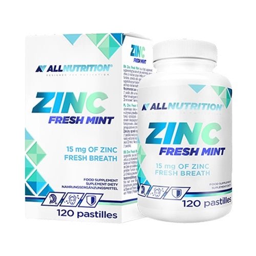 Zinc, 15mg (Fresh Mint) - 120 pastilles - VitaeSupps