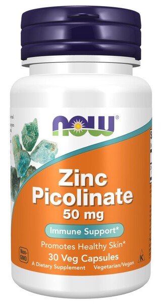 Zinc Picolinate, 50mg - 30 vcaps - VitaeSupps